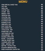 Star Paan Shop menu 2