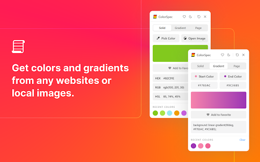 ColorSpec screenshot 1