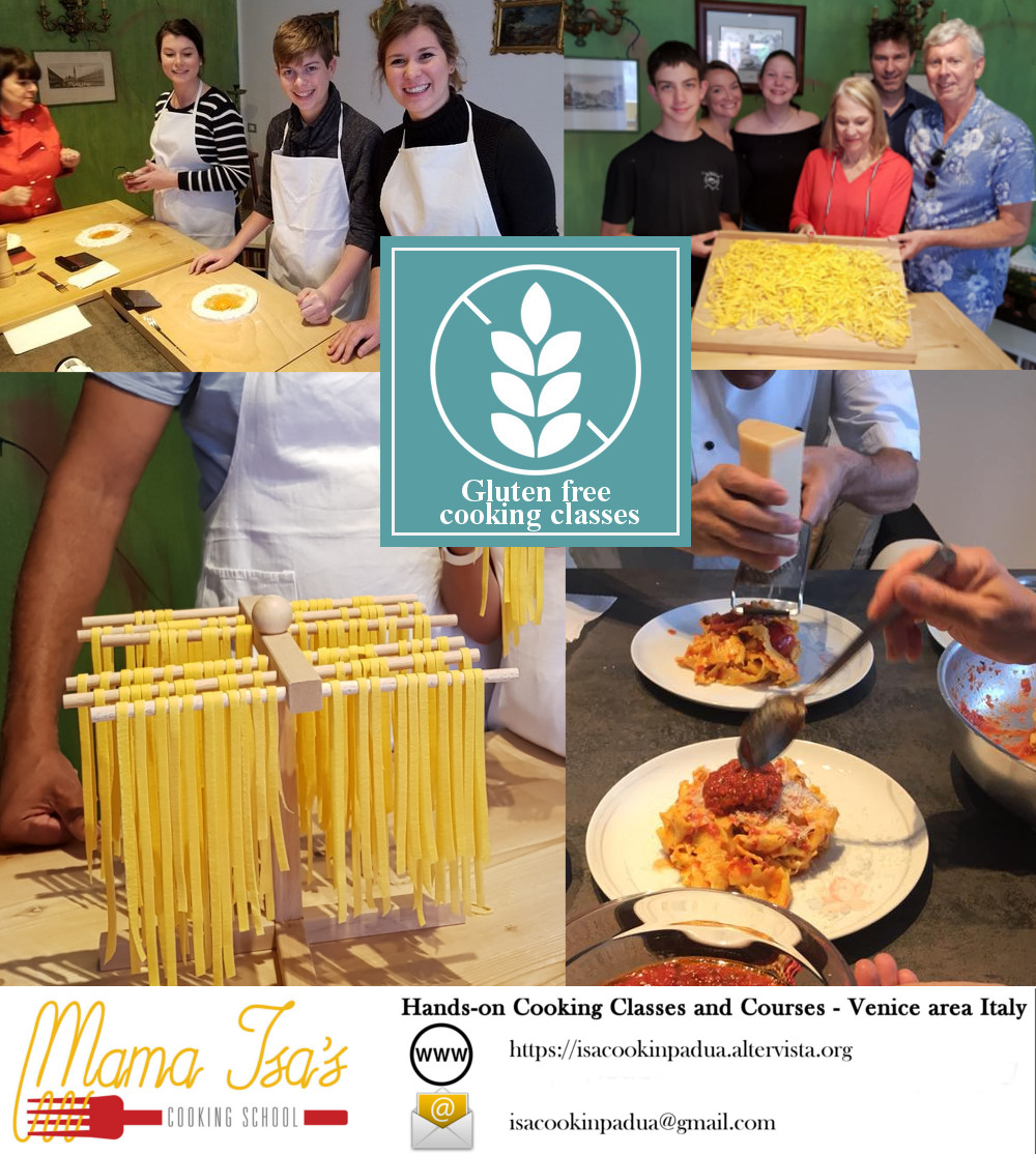 Gluten free cooking class Venice Italy