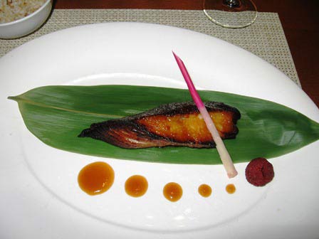 Nobu-style black cod we enjoyed during a previous sailing.