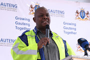 A briefing about corruption in testing stations by MEC of transport in Gauteng Jacob Mamabolo at Centurion DLTC Launch.