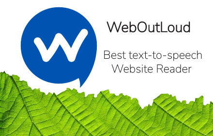 WebOutLoud - Text to Speech Web Reader small promo image