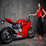 Cover Image of 下载 Motorcycle and Girls Slide 1.0 APK