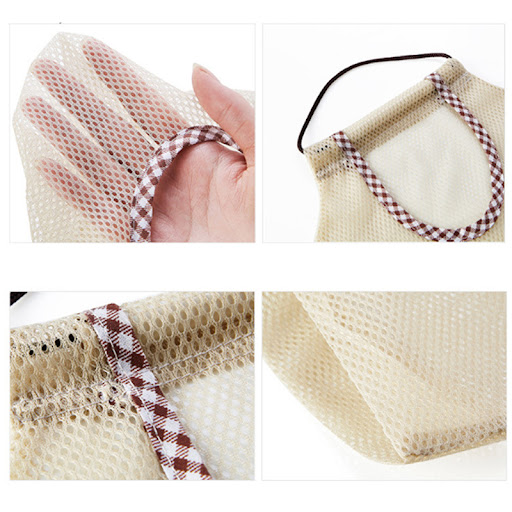 Title 11, Portable Polyester Mesh Kitchen Storage Bag, Ne...