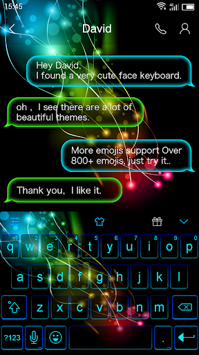 Emoji Keyboard-Electric Light