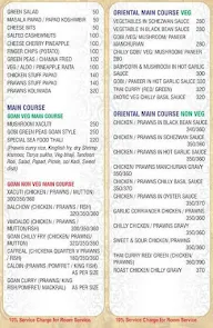 Heera Classic Kitchen & Bar menu 8