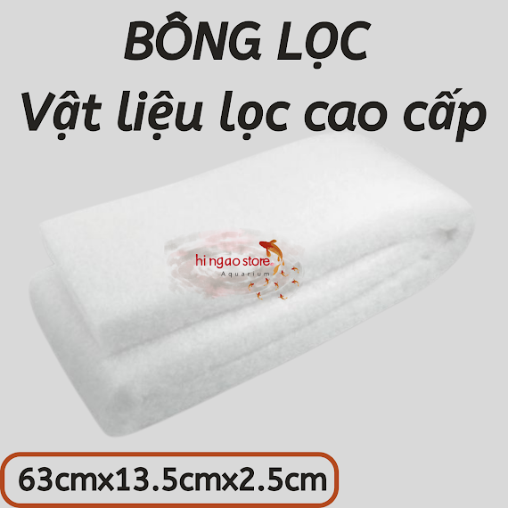 10 Bông Lọc Nước Hồ Cá - Vật Liệu Lọc Cao Cấp - Hingaostore.