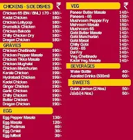 Sm Food Court menu 1