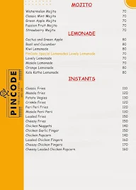 Pincode- The Local Eatery menu 2