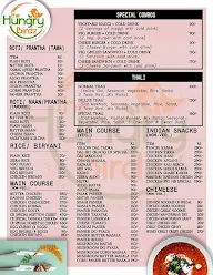 The Hungry Birdz menu 1