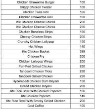 Habibi Foods menu 1