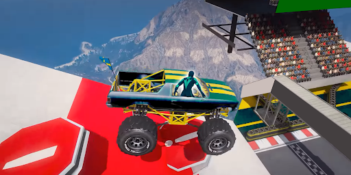 Screenshot Superhero Mega Ramp Car Stunt