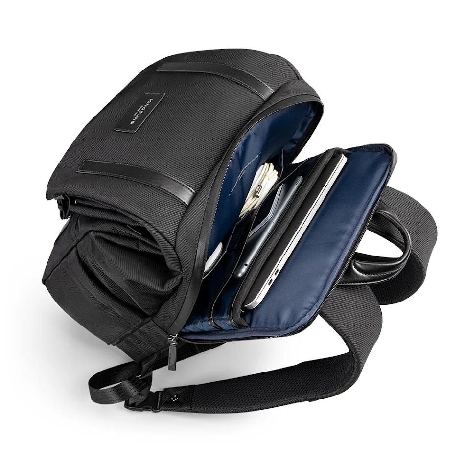Sac à dos professionnel homme grande capacité. Parfait pour le travail et les déplacements. Spacieux, organisé et élégant.