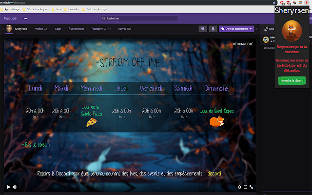 Extension Twitch Sheryrsen chrome extension