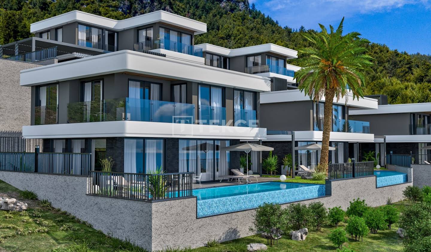 House with pool and terrace Alanya