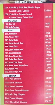 Brijwasi Restaurant menu 3