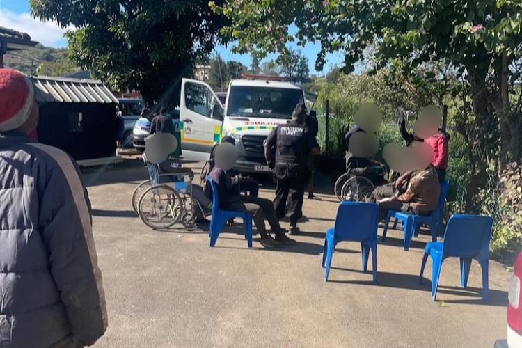 Sixteen people were shot and injured while scavenging for food, plastic, cardboard and scrap metal at a landfill site north of Durban on Wednesday morning.