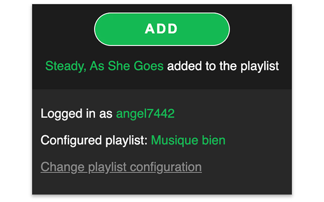 Spotify Chrome extension