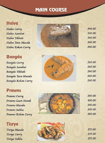 Swad Gomantak menu 