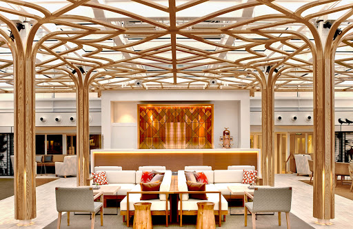 Viking-Star-Wintergarden.jpg - Wintergarden, the lounge on your Viking ocean ship where afternoon tea is served daily, sports a light-filled look.