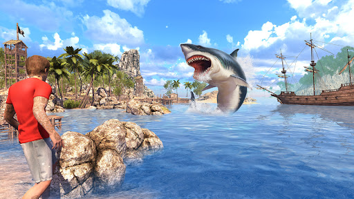 Screenshot Angry Shark Games: Game 2024