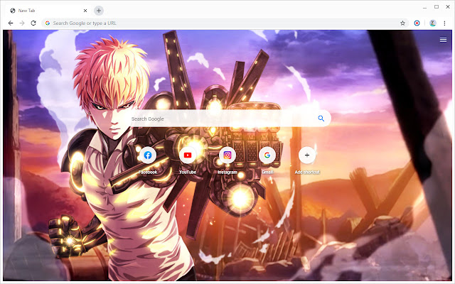 Genos One-Punch Man Wallpapers New Tab