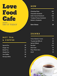 Love Food Cafe And Restaurant menu 1