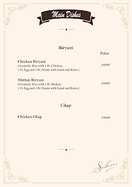 Subeer's Shahi Kitchen menu 1