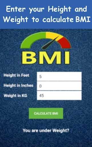 Bmi Calculator App Report On Mobile Action App Store