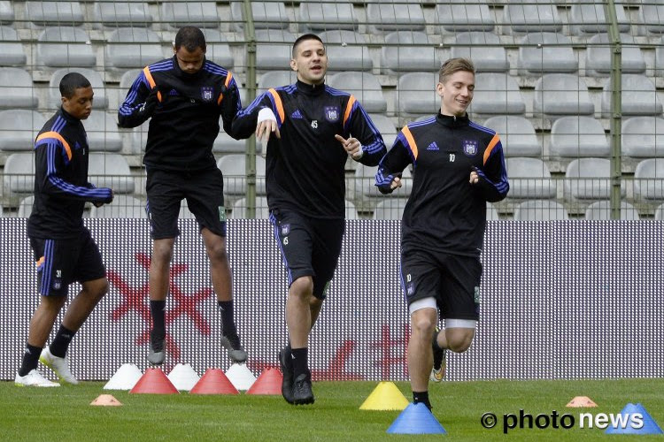 De laatste training van Anderlecht, mét enkele belangrijke namen