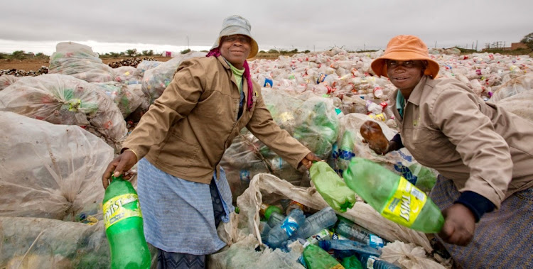 Most of the plastic bottles currently being recycled in South Africa are picked off landfills.