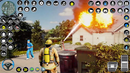 Screenshot Firefighter :Fire Brigade Game