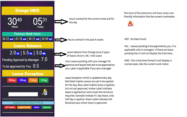 Orange Work Meter Preview image 0