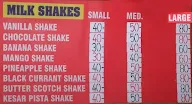 Standard Fruit Juices & Milk Shakes Corner menu 1