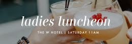 Ladies Luncheon Cocktails - Email Header item