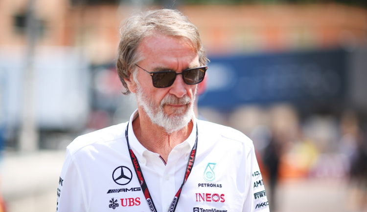 Ineos CEO Sir Jim Ratcliffe is seen during the F1 Grand Prix of Monaco at Circuit de Monaco in May 2023.