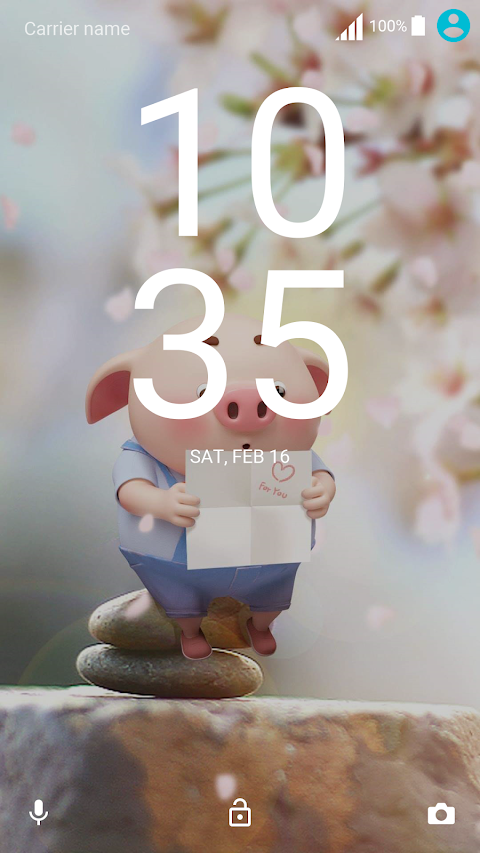 New year pig36 Xperia Themeのおすすめ画像2