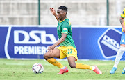 Simo Mbhele of Lamontville Golden Arrows. 