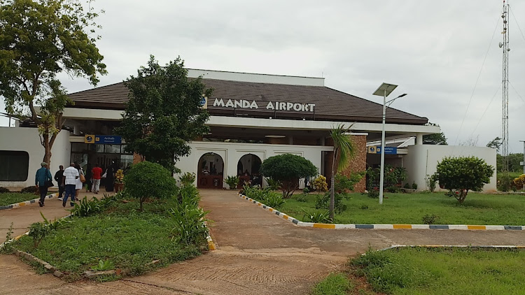 The Manda airport in Lamu.