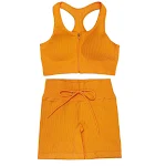 Orange Bra Shorts