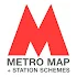 Moscow metro map. Saint-Petersburg, Kazan2.9.8 (Unlocked)
