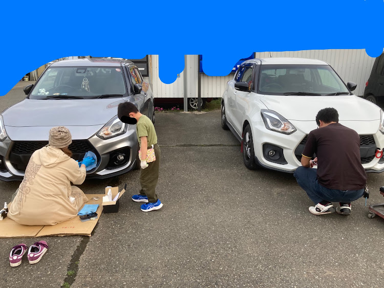 スイフトスポーツのぷM・嫁ちゃん号カスタム・直列4気筒エンジン・入学式に関するカスタム事例の投稿画像4枚目