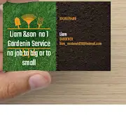 Liam & Son No 1 Gardener Service Logo