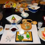 incredible Japanese dinner in the $500 Ryokan at Senkei in Yumoto, Hakone in Hakone, Kanagawa, Japan