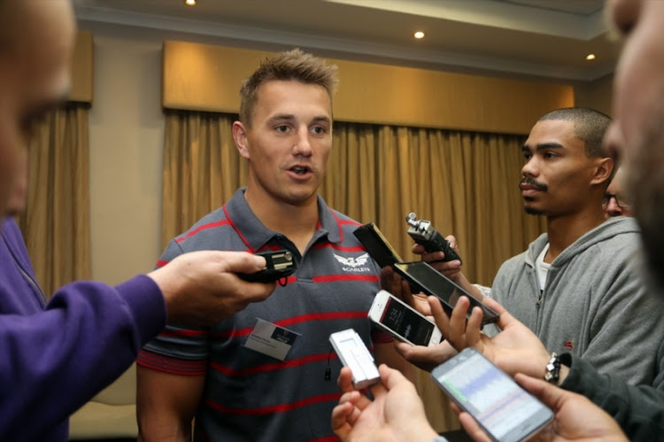 Jonathan Davies (Scarlets) during the South African launch of Guinness PRO14 at Southern Sun Cullinan on August 11, 2017 in Cape Town.