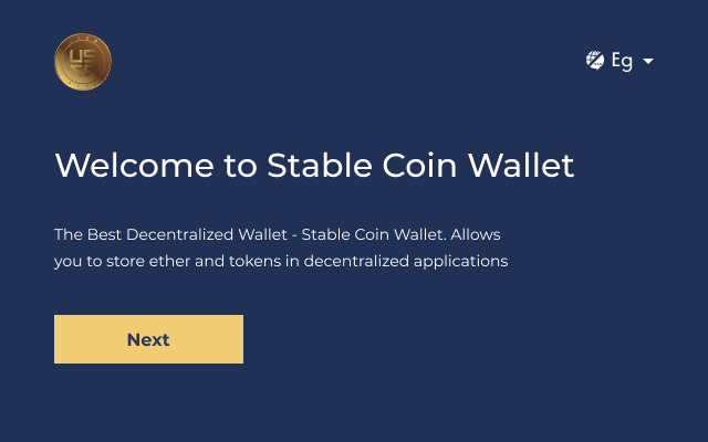 Gold reserve wallet chrome extension