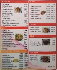 Chinese Hut Fast Food menu 1