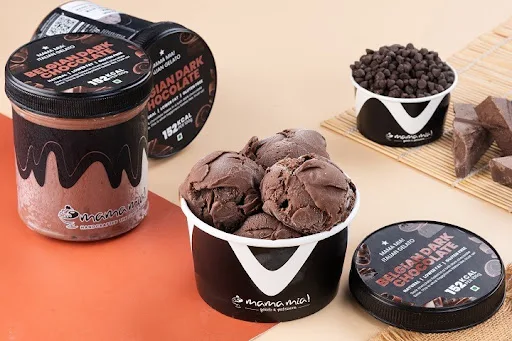 Belgian Dark Chocolate Ice Cream Tub [500ml]