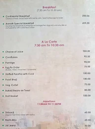 Hotel Vikram Palace menu 1