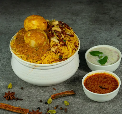 Hyderabadi Special Egg Biryani